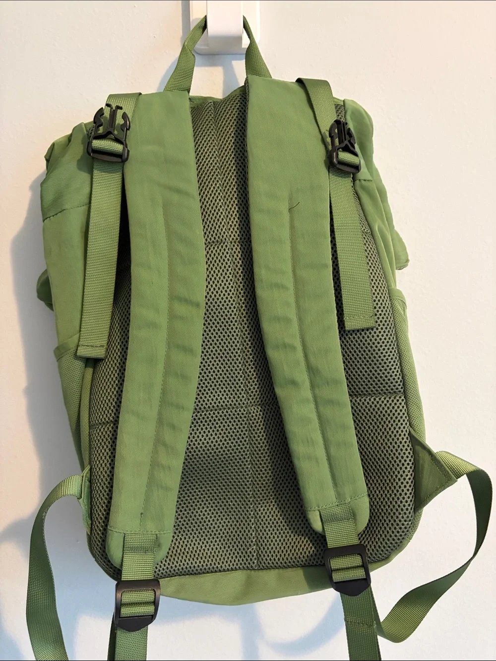 Fabletics Green Roll-Top Backpack